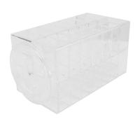 UKCOCO Rotating Acrylic Lipstick Rack 360° Lip Gloss Organizer Stand with Multiple Slots, Cosmetic Holder for Desktop Makeup Storage in Beauty Salon and Home Use