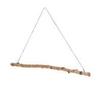 UKCOCO Rustic Farmhouse Wood Rod Wall Hanging Decor Single Log Pendant Multi Functional Storage Display for Country Style Home Decoration