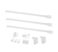 UKCOCO Rv Awning Shelf Brackets Kit Includes Brackets Wire Clips for Rv Replacement Parts Organize Cables Enhance Workspace for Trailers Campers