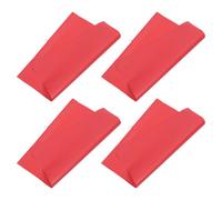UKCOCO Safety Flags and Road Safety for Emergency Warning 4pcs Red with Wire Loop High Visibility Pvc Warning Flags with Quick Installation for Vehicle and Truck
