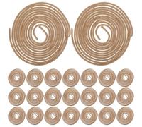 UKCOCO Sandalwood Incense Coils 40 Pieces Natural Indoor Fresh Air Incense for Home and Bathroom Odor Elimination