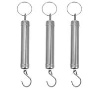 UKCOCO Scale Durability Weighing 3pcs Steel Spring Stainless Portable Construction and Mechanical Design to 5kg Capacity for Travel and Household Use