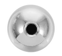 UKCOCO Screw Ball Lamp Finial Threaded Iron Decorative Lamp Shade Holder Easy Installation Harp Finial Accessory Chrome Finish