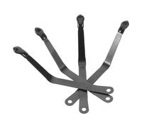 UKCOCO Sheet Music Holding Clips 4Pcs Manganese Steel Pressure-Sensitive Spring Clips for Music Stand Replacement in Outdoor and Home Practice Environments 3.94X1.97X0.39In