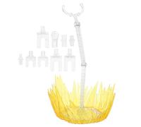 UKCOCO Shock Impact Effect Display Base with Explosion Effects Plastic Holder for Anime Model Exhibits Easy Assembly Action Figure Stand for Collectible Figures