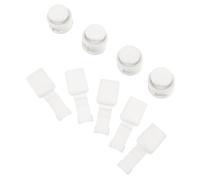 UKCOCO Shoelace Tail Clips and Spring Lock Buckles Plastic Shoelace Locks for Trainers and Boots Easy Fixing Cord Connectors for Elastic Laces for Sport Shoes
