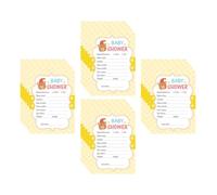 UKCOCO Shower Advice and Prediction Cards with Long-lasting Handwriting Paper Material 20 Pcs for New Parents for Shower Party Gifts and Keepsakes
