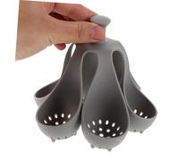 UKCOCO Silicone Egg Steamer Rack Heat Resistant Cooking Holder for Hard Boiled Eggs Kitchen Gadget Compact and Easy to Clean