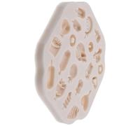 UKCOCO Silicone Lollipop Mold for DIY Candy and Ice Pops Food-Grade Dessert Mold with 6 Cavities Medium Size for Crafting and Baking