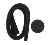 UKCOCO Silicone Magnetic Washer Door Prop for Front Loading Washing Machine, Black, Keeps Door Open and Frees up Storage Space, Sturdy Silicone Material, for Laundry Room