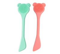 UKCOCO Silicone Nose Cleaning Brush Set for Gentle Pore Cleansing 2pcs Face Cleansing Tool Easy to Carry Suitable for Facial Mask and Peel