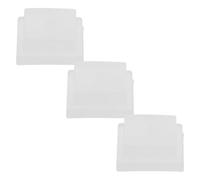 UKCOCO Silicone Seal Lab Cuvette Cover Leak-proof Sample Cell Stopper Thickened Edge 3pcs Reusable and Quick Removal Cap for 10mm Glass and Quartz Cuvettes for Spectrophotometer