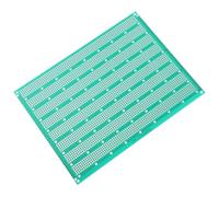 UKCOCO Single-sided Green Prototyping Circuit Board with Multi-function and Precise Design, Copper and Fiber Glass Material for DIY Operation and Component Welding Work