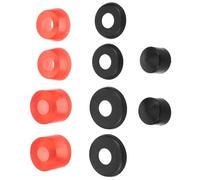 UKCOCO Skateboard Shock Absorbing Bushings Set Red Pu Pads for Longboard and Roller Skate Trucks, Sturdy Truck Bushings Replacement Kit, Skateboard Hardware Accessory for Outdoor Use