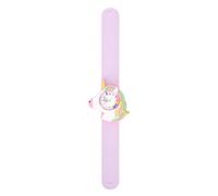 UKCOCO Slap on Watch Silicone Quartz Watch Unicorn Wrist Band Toddler Wrist Watch for Children Boys Girls Women Men Unisex Snap Kids Watches, As Shown, 21x5cm, Fashion