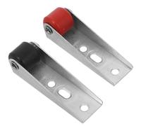 UKCOCO Sliding Door Wheels, 2pcs Gate Wheels for Wooden Doors, Cold Rolled Steel Support Rollers, Anti-Sagging for Various Settings