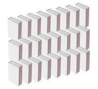 UKCOCO Sliding Lid Match Box 50Pcs Blank Paper Match Containers with Double Sided Striker for Outdoor Camping and Home Use