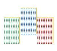 UKCOCO Small Arrow Label Stickers 240pcs for Easy Directional Guidance and Versatile Application Made of Synthetic Paper Sturdy Adhesive Decals for Workspace and Office Folders