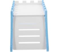 UKCOCO Small PVC Hamster and Guinea Pig Hideout House with Ramp Secure Shelter for Rats and Small Rabbits