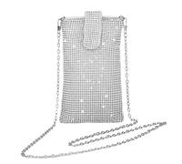 UKCOCO Small Rhinestone Cross Body Bag for Women - Practical Phone Wallet Shoulder Bag for Evening Events and Celebrations