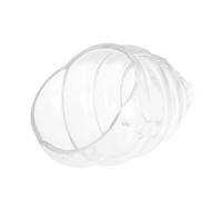 UKCOCO Snail Shape Glass Food Bowl Small Artistic Salad Serving Container for Cold Dishes and Desserts, Creative Glass Food Storage Holder for Kitchen and Dining