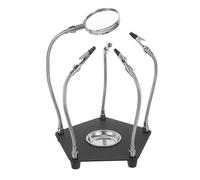 UKCOCO Soldering Helping Hands Clamp Flexible Arms Adjustable Base Soldering Aid Tool PCB Repair
