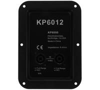 UKCOCO Speaker Junction Box with Iron Square Plate, Lightweight Loudspeaker Terminal Connector Compatible with Speakers for Stage Equipment and Occasions