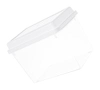 UKCOCO Square Bread Storage Box with Airtight Seal, Kitchen Refrigerator Fresh Keep Container for Toast and Fruit, Food Organizer for Fridge Door