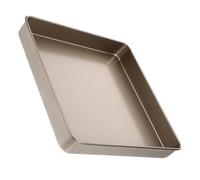 UKCOCO Square Carbon Steel Nonstick Baking Pan for Cookies and Cakes Lightweight Oven Tray for Toaster Oven Multi Purpose Sheet Pan for Bread Roasting and Home Restaurant Use