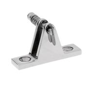 UKCOCO Stainless Steel Boat Canopy Bracket with Mirror-Like Appearance and Easy to Install Design, Practical Boat Hardware Accessory for Canoe and Anchor Trolley, Silver Deck Hinge