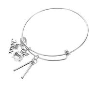 UKCOCO Stainless Steel Drummer's Bracelet for Men with Unique Design Lightweight Comfort and Wear Resistance Music Festival Music Event Gift for Instrument Enthusiasts