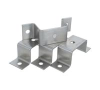 UKCOCO Stainless Steel Grounding Copper Bar Bracket Heavy Load Support Preventing Loosening from Vibration or Cable Tension 4pcs for Utility Trailer and Cable Tray Suitable for Subway
