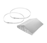 UKCOCO Stainless Steel Outdoor Security Camera Cover Weatherproof and Waterproof Design, Dome Camera Roof Protector for Video Recorder and Cctv, for Parking Lots and Entrances