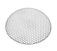 UKCOCO Stainless Steel Round Grill Net Barbecue Cooking Mesh for Camping and Outdoor Use 30Cm Heat-Resistant Portable Bbq Grill Rack Sturdy Firewood Stove Mesh Screen