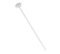 UKCOCO Stainless Steel Soil Temperature Gauge Long Stem Portable Compost Thermometer for Backyard and Greenhouse Measurement