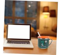 UKCOCO Stainless Steel Straw Cup with Silicone Straw Insulated Milk Trainer Cup for Scald Double Thermal Drinking Bottle with Dinosaur Design