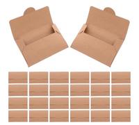UKCOCO Standard Size Card Sleeves Kraft Paper 50Pcs for Business Cards Protectors