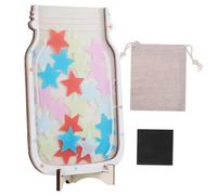 UKCOCO Star Reward Jar with Tokens for Classroom Behavior Incentive Sturdy Safe Positive Reinforcement Training Rewards Chart
