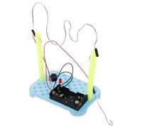 UKCOCO Stem Electric Circuit Learning Kit Fun DIY Physics Experiment Tools for Understanding Electricity and Magnetism Interactive Science Projects for Home and School