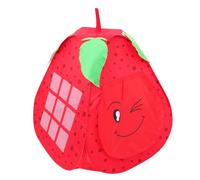UKCOCO Strawberry Play Tent Foldable Indoor Castle for Portable Game House with Ocean Ball Pool Easy Setup Material Creative Fun for Ages