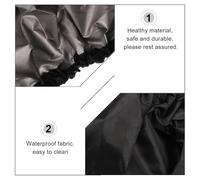 UKCOCO Stroller Wheel Covers and Oxford Cloth Black 8pcs Wheel Covers Break Resistance Portable Design to Keep Your House Clean When Bringing Stroller