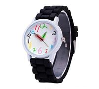 UKCOCO Sturdy Digital Pencil Watch Silicone Band Cartoon Design for Children's Birthday Party