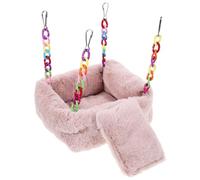 UKCOCO Suspending Hamster Hammock Cotton Bed for Small Pets and Rats with Double Layer Design, Safe and Fun Hanging Sleeping House Suitable for Cage and Other Places