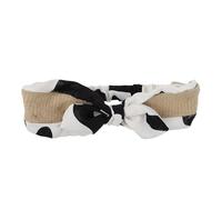 UKCOCO Sweet Women Headband Bow Hair Accessory Cross Bow Shape, Comfortable Fabric Material, Keeps Hair in Place, for Study and Work