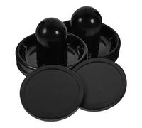UKCOCO Tabletop Small Hockey Accessory Plastic Ice Hockey Pusher round Abs Putter Creative Design Comfortable Feel Seamless Gaming Experience for Board Game Leisure Sports