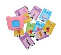 UKCOCO Talking Flash Cards Learning Toy for Toddlers Educational Language Device Portable Cognitive Speech Toy for Boys and Girls for Early Childhood Development