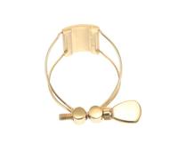 UKCOCO Tenor Saxophone Ligature Fastener in Golden Metal and Plastic, Sturdy Sax Mouthpiece Clamp with Stable Performance, Saxophone Mouthpiece Accessory for Beginners and Professional