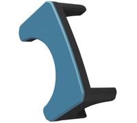 UKCOCO Toilet Footstool for Adults, Thickened Bathroom Squatting Step Stool, Blue-Black Non-Slip Foot Rest for Pregnant Women, Small Potty Stool for Toilet Assistance