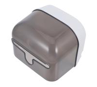 UKCOCO Toilet Paper Holder Wall Mounted with Storage Shelf and Box Nodrill Adhesive Tissue Dispenser for Bathroom Space Saving PP Construction Multifunctional Organizer for Toilet and