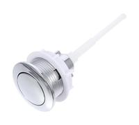UKCOCO Toilet Push Button Flush Replacement Round Button for Water Tank ABS Compatible with Most Toilet with Hole in the Cistern Lid for Single-Button Flush Switch of Two-Piece Toilet